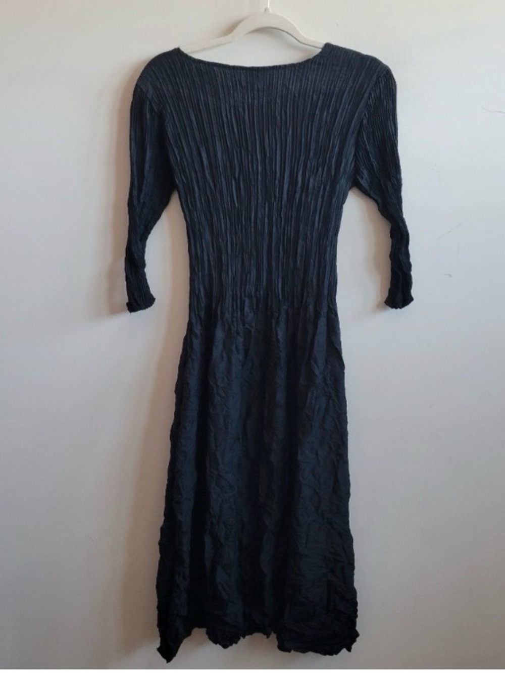 Alquema 3/4 Sleeve Smash Pocket Dress Black - Picture 6 of 9